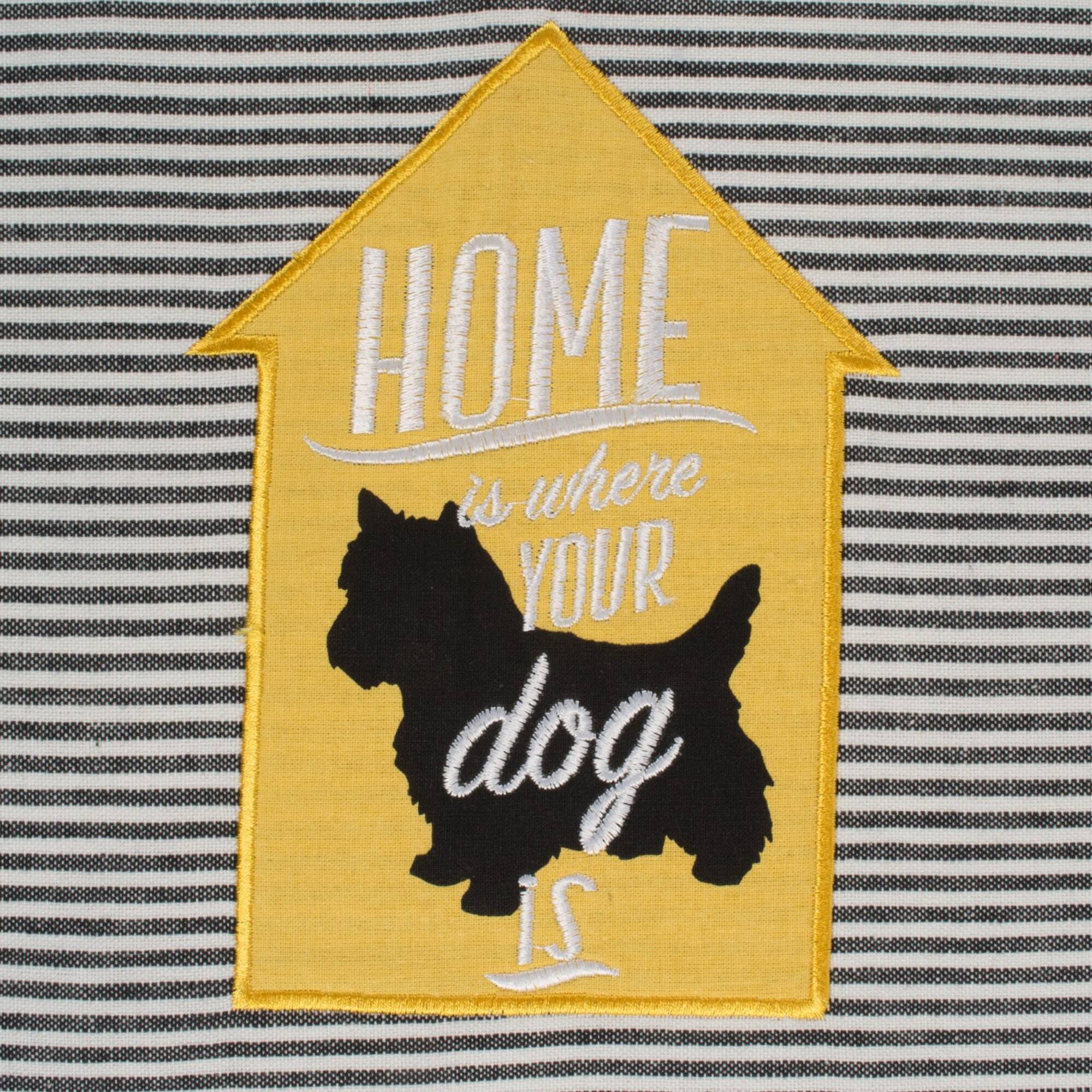 DII® Embellished Dog House Dishtowel Set